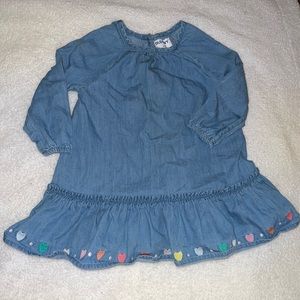 ✨4 FOR $20✨ DENIM RUFFLE DRESS